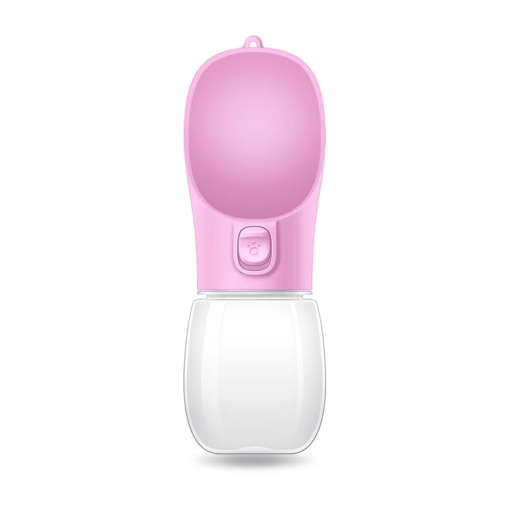 Portable Dog & Cat Water Bottle – Leak-Proof Travel Dispenser with Drinking Bowl