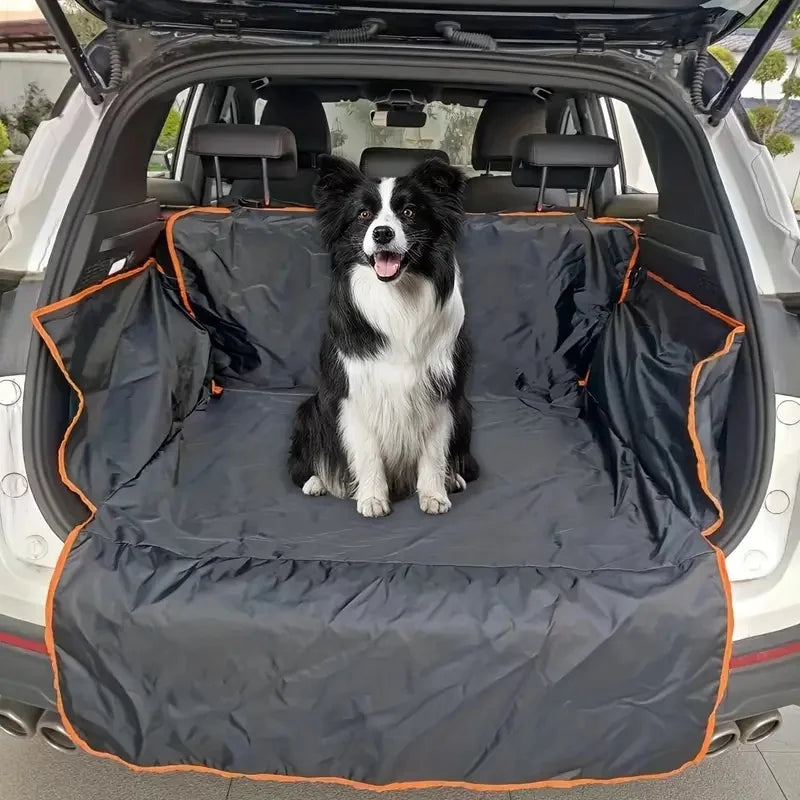 Dog Car Trunk Cargo Liner - Waterproof, Scratch-Proof Pet Seat Cover for SUVs & Cars