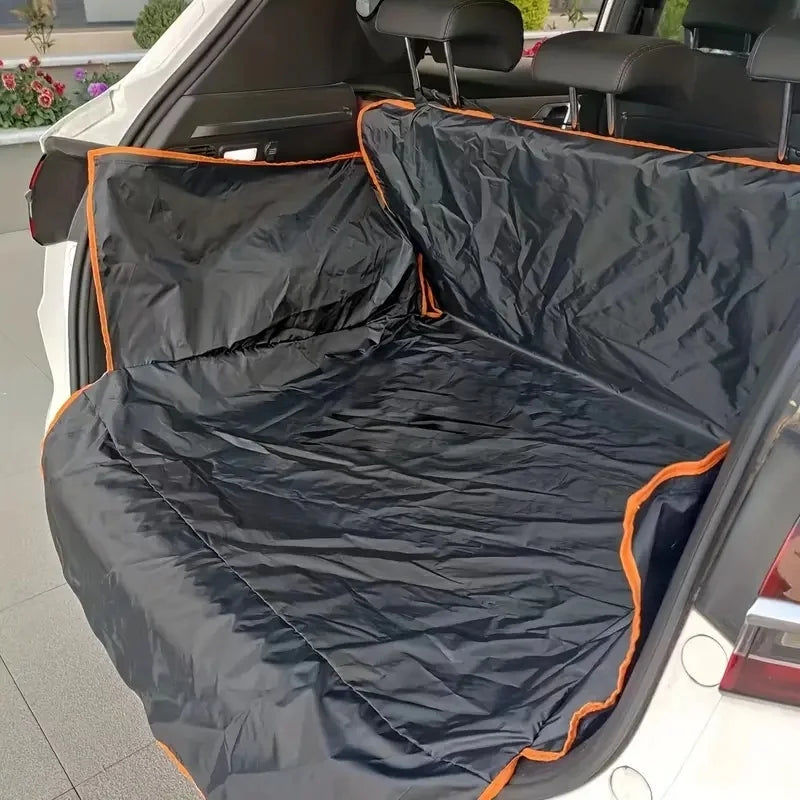 Dog Car Trunk Cargo Liner - Waterproof, Scratch-Proof Pet Seat Cover for SUVs & Cars