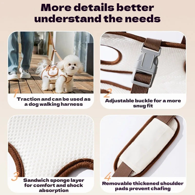 Pet Carrier Harness – Gentle Support for Small Dogs