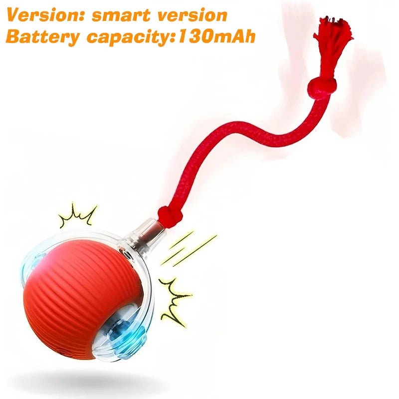 Automatic Rolling Ball Dog Toy - Self-Moving Interactive Ball for Dogs, Rechargeable