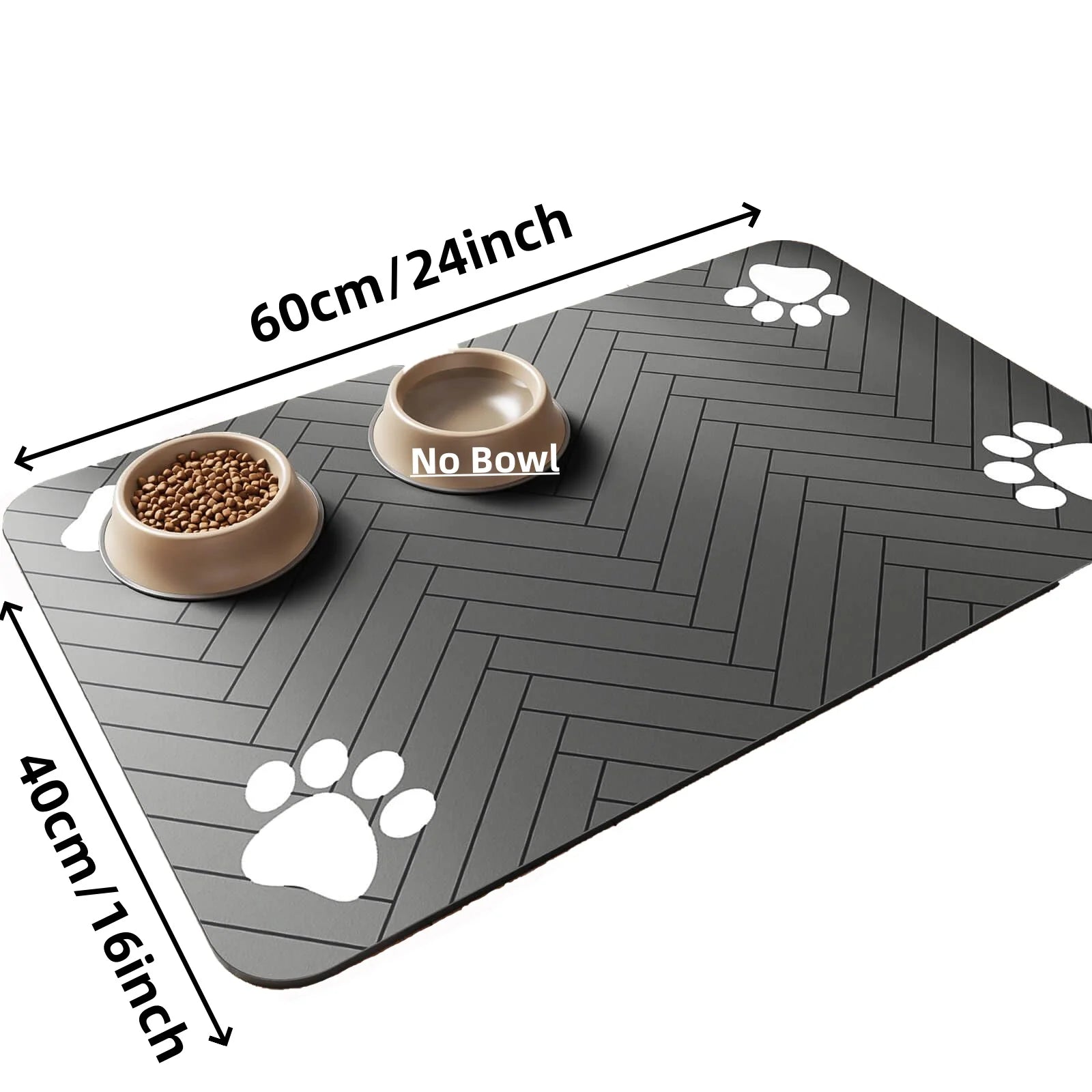 Absorbent Pet Feeding Mat – Quick-Dry Waterproof Placemat for Dogs & Cats