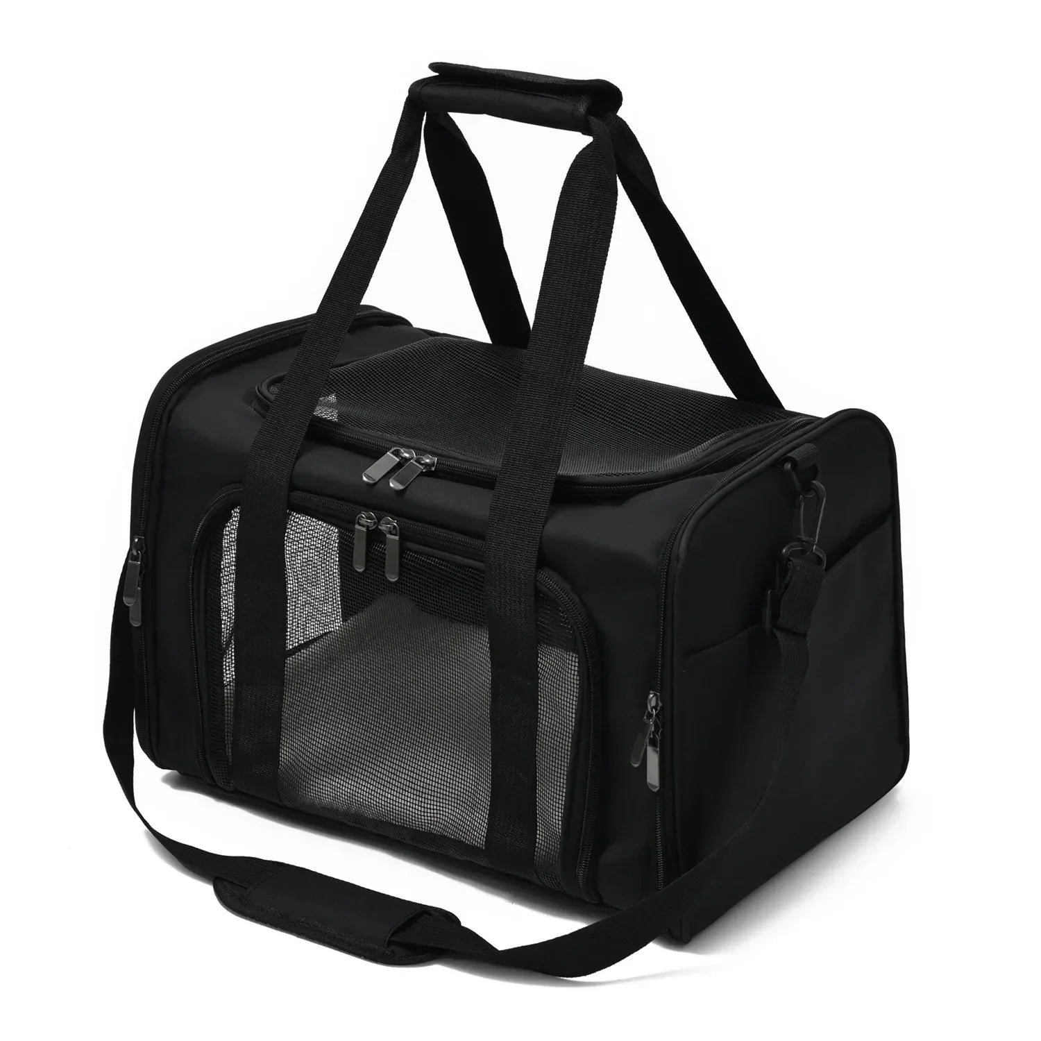 Foldable Pet Carrier Backpack – Breathable Bag for Cats & Dogs