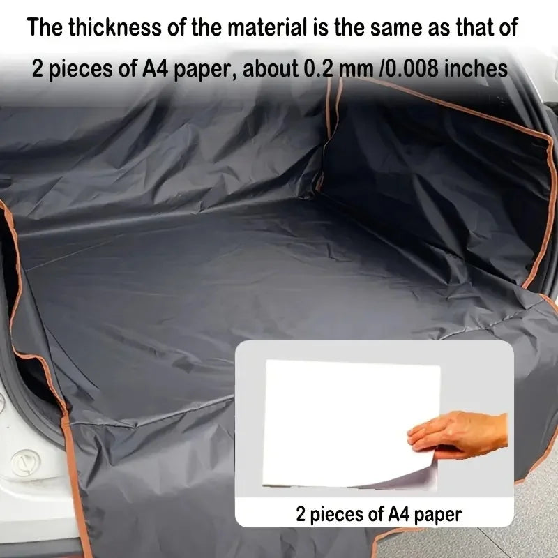 Dog Car Trunk Cargo Liner - Waterproof, Scratch-Proof Pet Seat Cover for SUVs & Cars