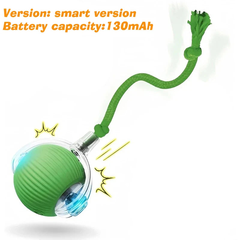 Automatic Rolling Ball Dog Toy - Self-Moving Interactive Ball for Dogs, Rechargeable