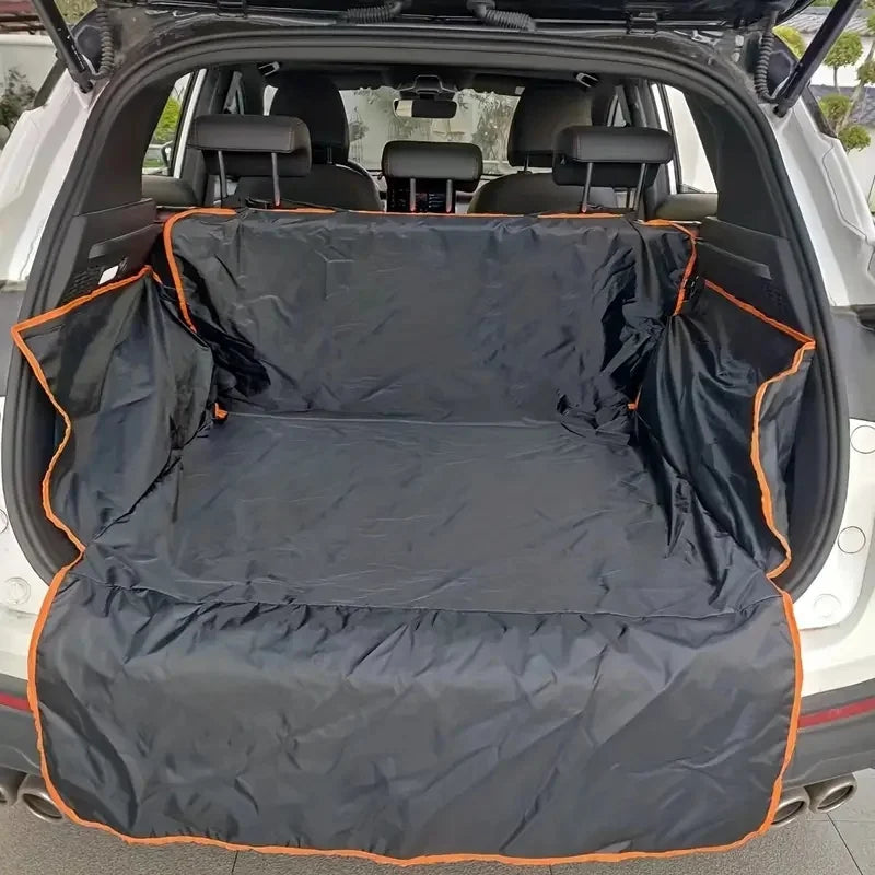 Dog Car Trunk Cargo Liner - Waterproof, Scratch-Proof Pet Seat Cover for SUVs & Cars
