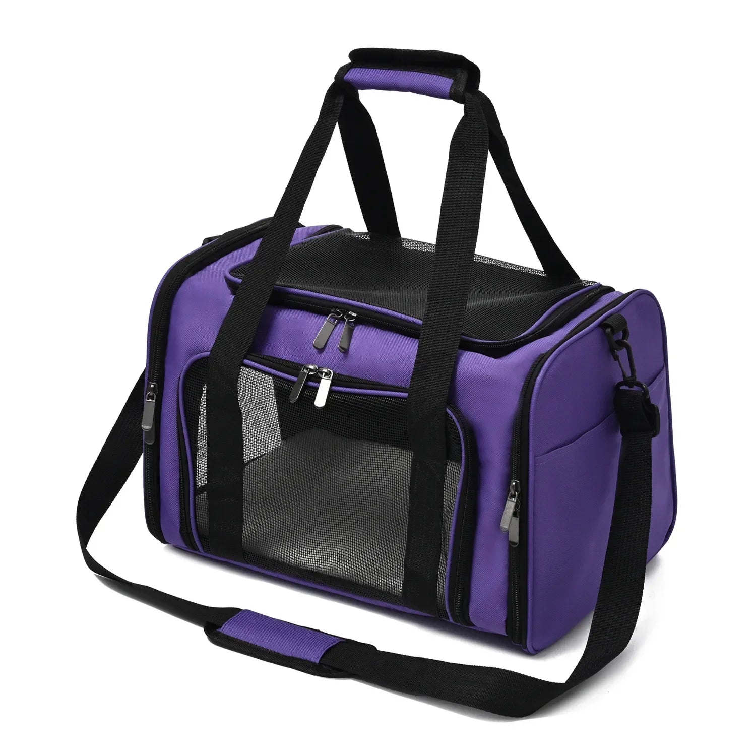 Foldable Pet Carrier Backpack – Breathable Bag for Cats & Dogs