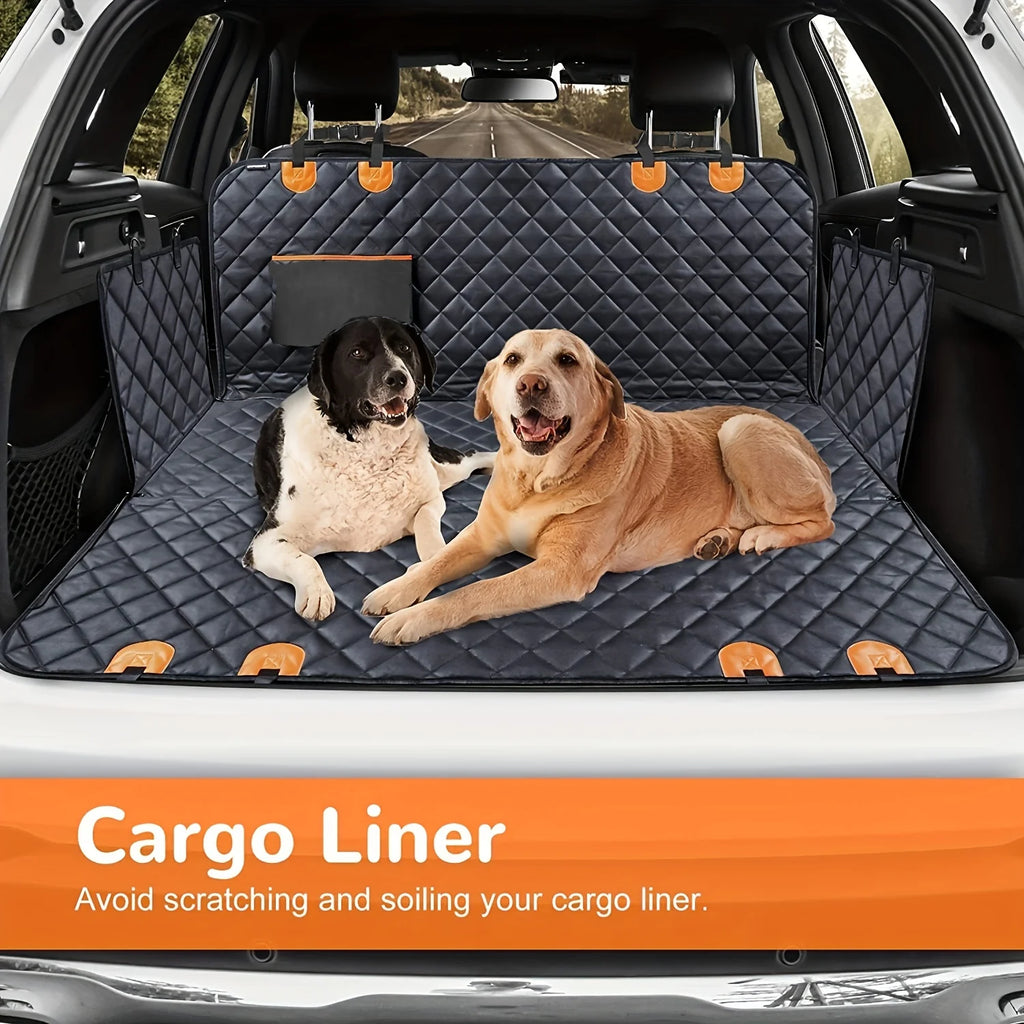 Dog Seat Cover for Back Seat – Waterproof Hammock Car Seat Protector for Dogs